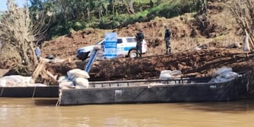 El Soberbio: incautan millonario contrabando de soja.