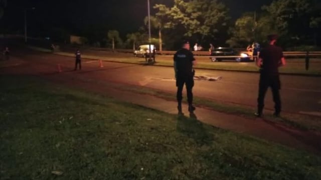Oberá; falleció un peatón atropellado por un auto.