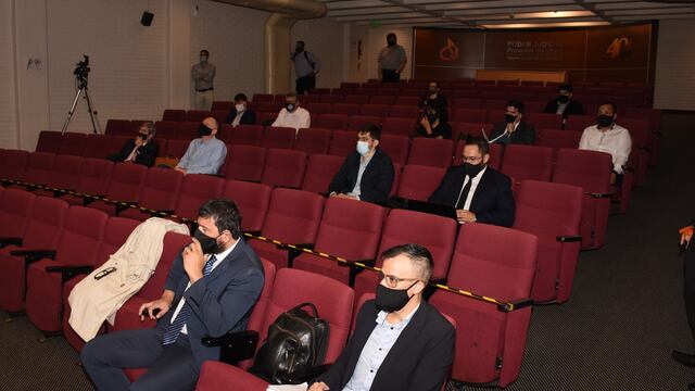 Los acusados participan de las primeras audiencias.