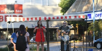 Hubo dos estaciones con música en la Plaza Feria