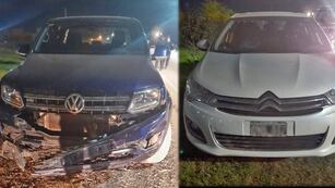 El auto de Matarochi impactó contra el C4 pero no logró que se detuviera