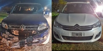 El auto de Matarochi impactó contra el C4 pero no logró que se detuviera