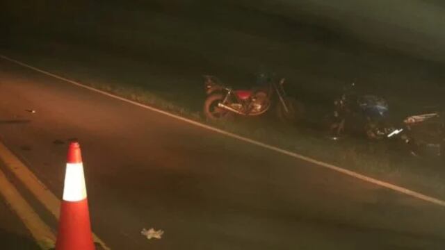 Siniestro vial en Villa Bonita dejó como saldo a tres personas heridas.