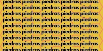 Hay una palabra diferente.