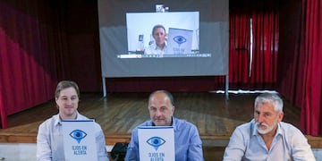 Se firmó el convenio Ojos en Alerta, que será presentado en el distrito