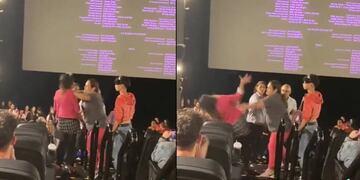 El hecho ocurrió en un cine de Brasil.