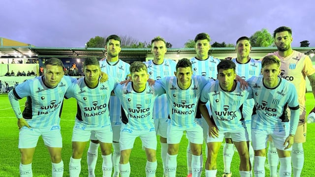 La formación de Racing ante Tristán Suárez. Con el triunfo como único resultado que le sirve (Prensa Racing).