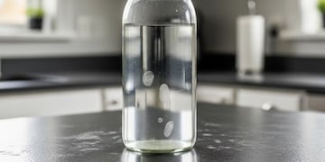 Ni vinagre ni bicarbonato: el truco definitivo para limpiar las botellas de vidrio y dejarlas como nueva