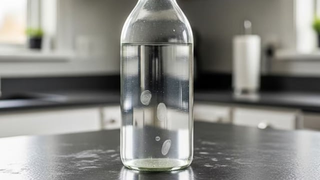 Ni vinagre ni bicarbonato: el truco definitivo para limpiar las botellas de vidrio y dejarlas como nueva