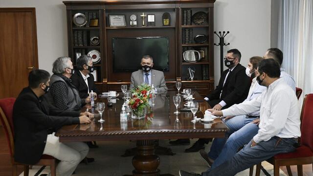 Jaldo recibió a concejales y referentes políticos de Lules