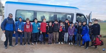 Primer viaje de las combis municipales