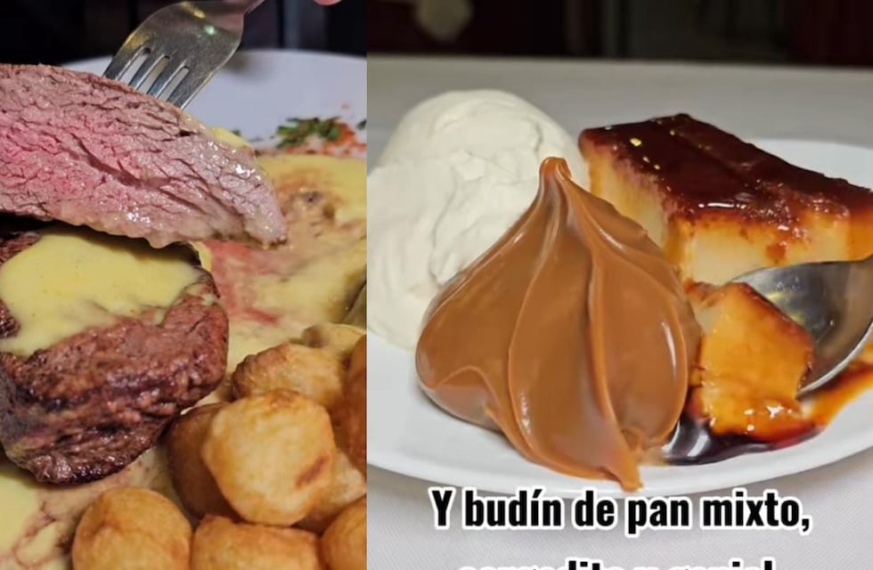 Fue a un restaurante, pidió lomo a la mostaza, canelones, fideos, y postre: cuánto gasto