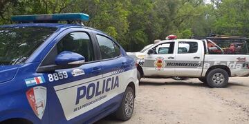 Operativo en el cerro La Banderita, por el rescate de una mujer lesionada. (Foto: Sergio Zárate).