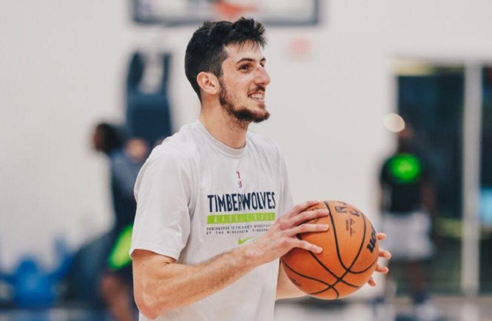Leandro Bolmaro ya se entrena con los Timberwolves de Minnesota