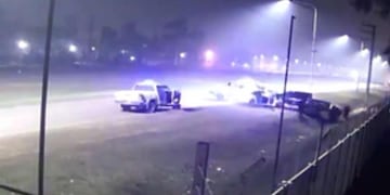 Dos de los efectivos que participaron de la persecución fueron imputados de "lesiones agravadas" - Captura de video