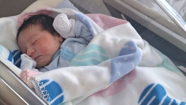 Theo, el primer bebé de San Juan en este 2024.