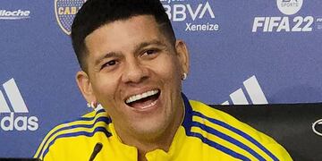 Marcos Rojo fue la cara del chiste por Twitter.