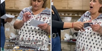 Le regaló entradas a su mamá para ver a Luis Miguel y su reacción se hizo viral en TikTok.