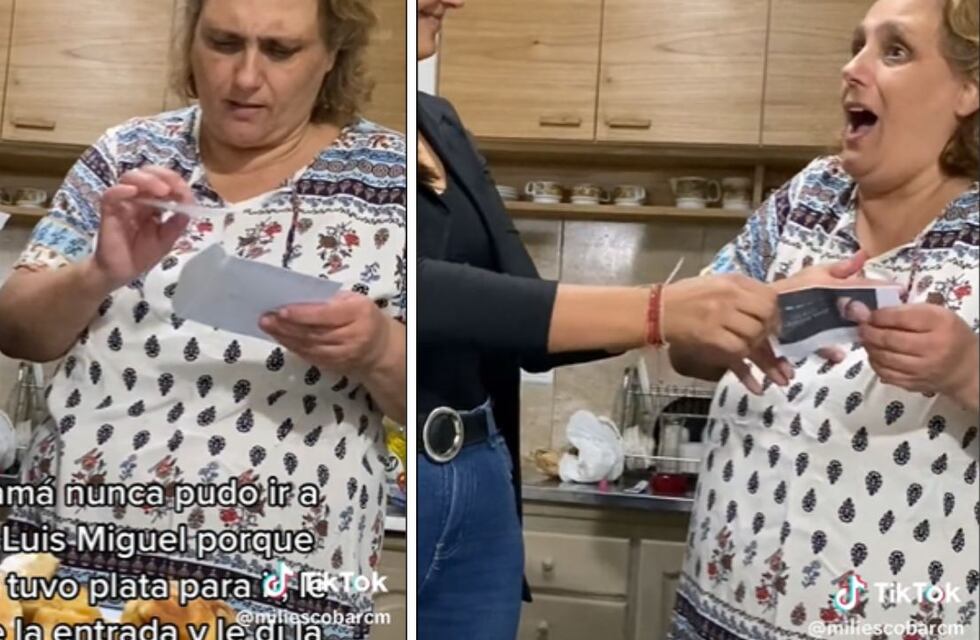 Le regaló entradas a su mamá para ver a Luis Miguel y su reacción se hizo viral en TikTok
