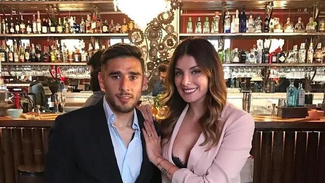 Eduardo Salvio y Magalí Aravena.