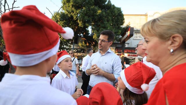 Viotti estuvo en Navidad Encantada