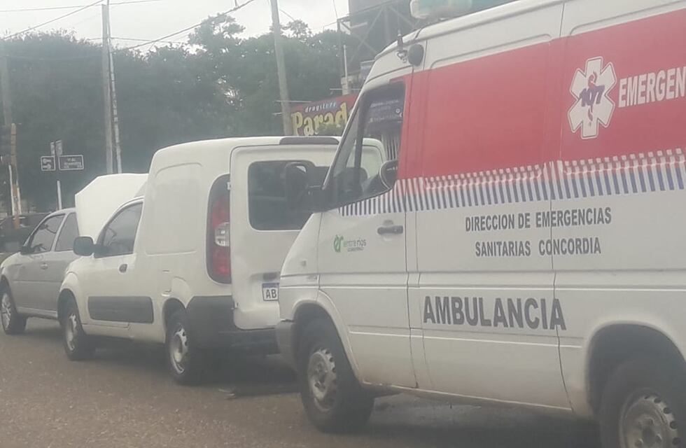 Ambulancia que trasladaba una parturienta chocó en Concordia