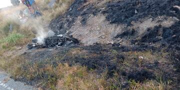 Imágenes del accidente registrado el pasado domingo 10 de abril, en Copina