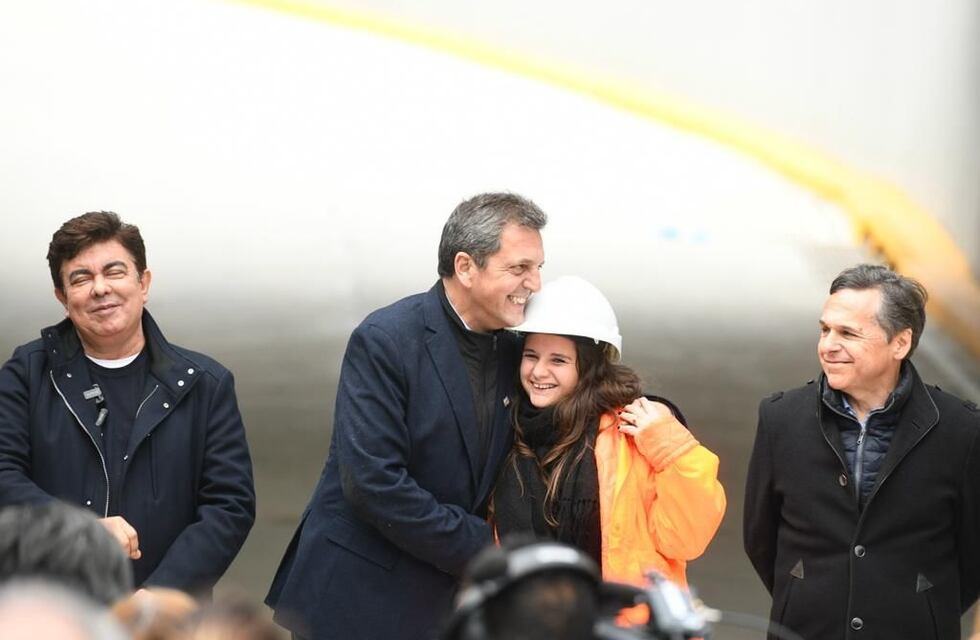 Sergio Massa en tono electoral: “En el trabajo para este nuevo túnel está el amor por la patria”