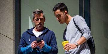 Hernán y Lautaro Manrique.