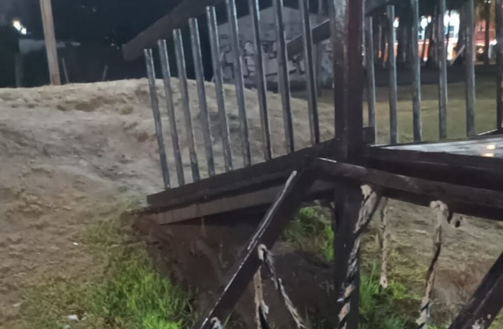 Denuncian vandalismo en “La Estación” y en el Parque Integrador de Apadir
