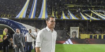 Guillermo Farré en la Bombonera, donde lo aplaudieron por aquel gol para el descenso de River. Cumple dos años como DT de Belgrano (La Voz)
Farre
belgrano de Cordoba vs Boca Juniors
Foto Federico Lopez Claro