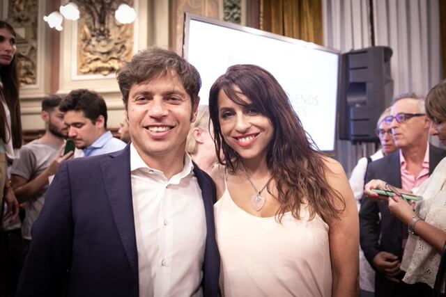 Axel Kicillof y Victoria Donda. (Twitter @vikidonda)