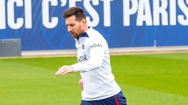 Messi volvió a los entrenamientos del PSG.
