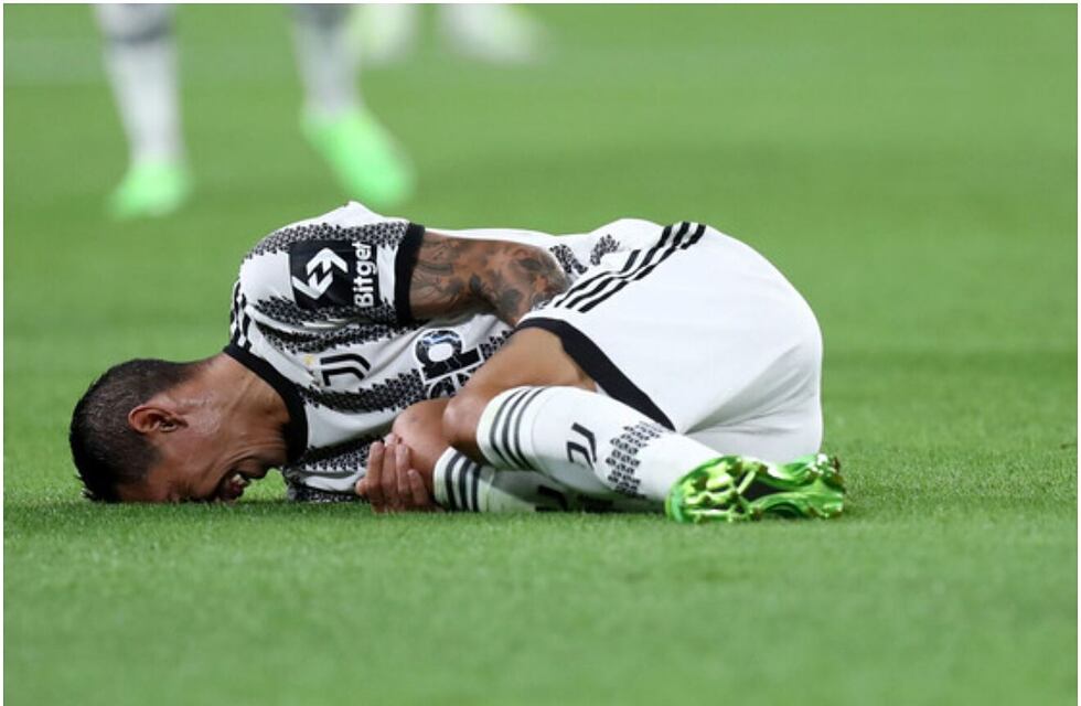 Ángel Di María salió lesionado en su debut con la Juventus y estará parado por lo menos diez días