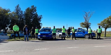 Se realizó operativo de seguridad vial en el límite entre La Pampa y Buenos Aires