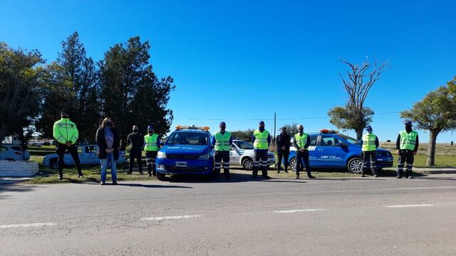 Se realizó operativo de seguridad vial en el límite entre La Pampa y Buenos Aires