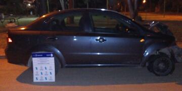 Auto secuestrado y su conductor fue detenido