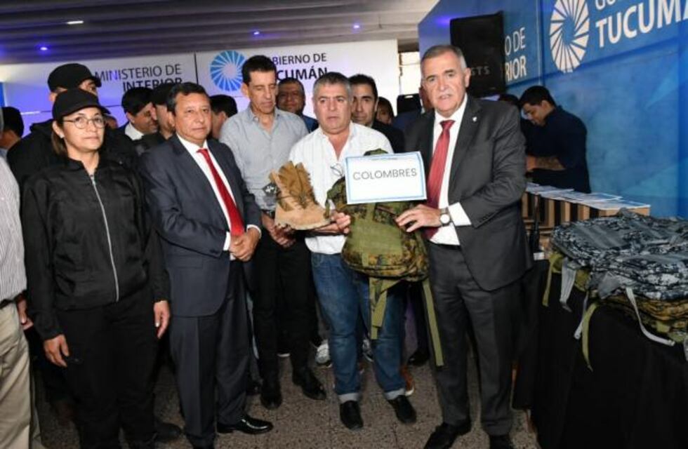 Seguridad provincial: Jaldo entrega equipamiento a Cuerpos de Vigías y Tránsito