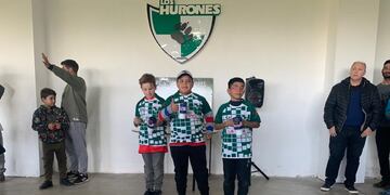 Joaquín y Josué, los protagonistas de una historia con final feliz para ambos. (Prensa Unión Cordobesa de Rugby)
