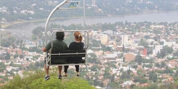 AEROSILLA. De Carlos Paz. (Martín Santander/Archivo)