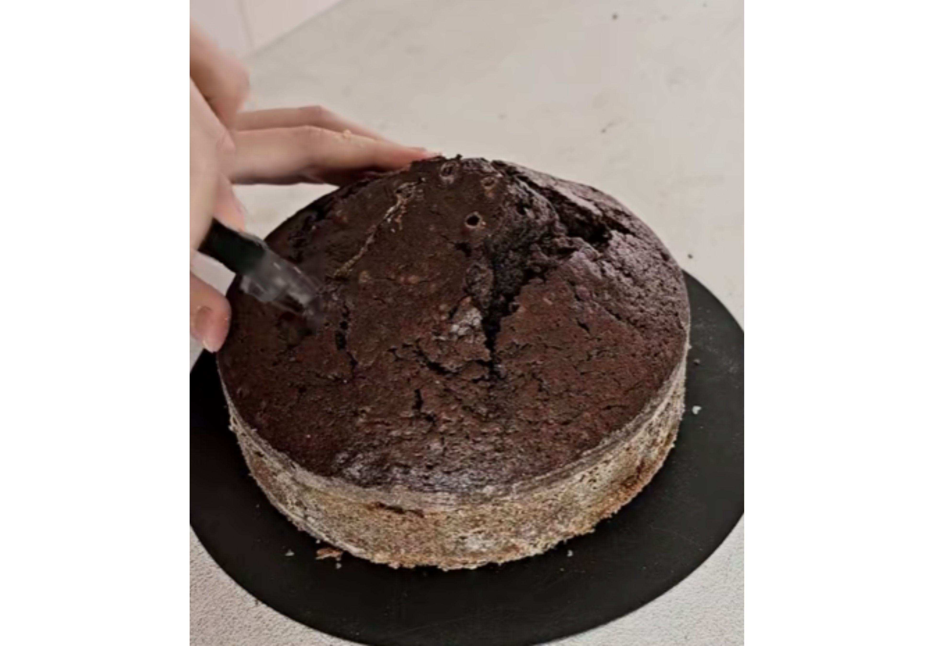 Bizcochuelo súper esponjoso y húmedo.