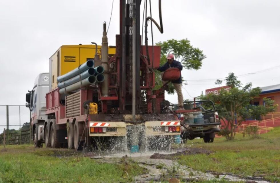 Emergencia hídrica: realizan dos nuevas perforaciones en San Pedro