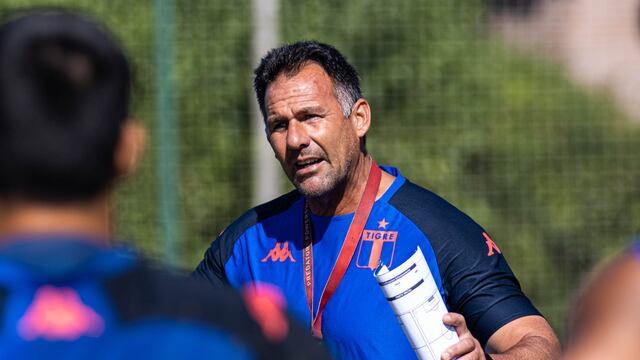 Diego Dabove, ex DT de Instituto ahora en un Tigre en la cima. Próximo rival de Talleres (Prensa Tigre).