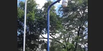 Instalaron un tótem de seguridad en Oberá.