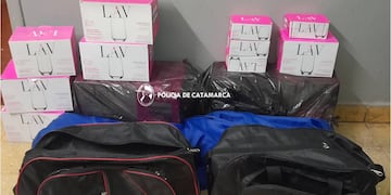 Los elementos secuestrados.