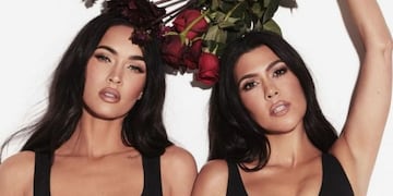 Megan Fox y Kourtney Kardashian causaron revuelo en las redes con su sesión de fotos.