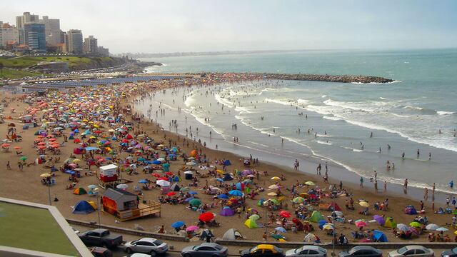 Mar del Plata, un clásico entre los lugares de Argentina para pasar el verano. Foto: Los Andes