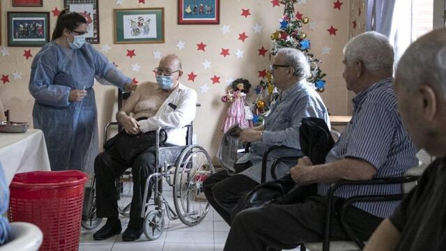 Vacunación en los geriátricos. Imagen ilustrativa.
