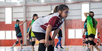 Encuentro local de Mini Vóley organizado por la Secretaría de Deportes de la provincia.