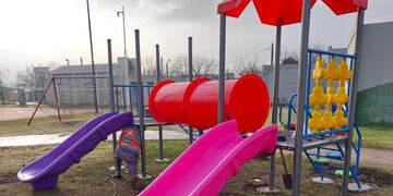 Nuevos juegos en las Plazas de Rafaela